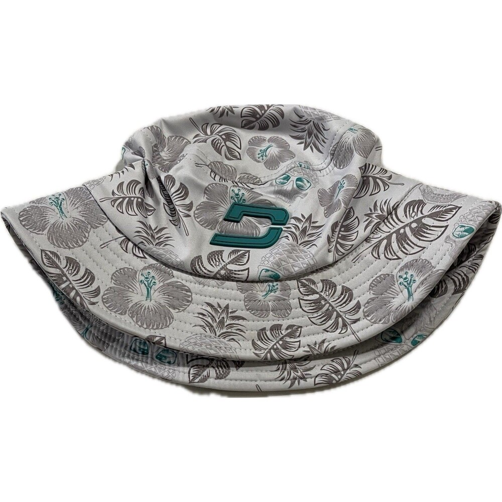 Druids Golf Bucket Hat Tropical Pineapple Floral Print -Great Condition Size S/M